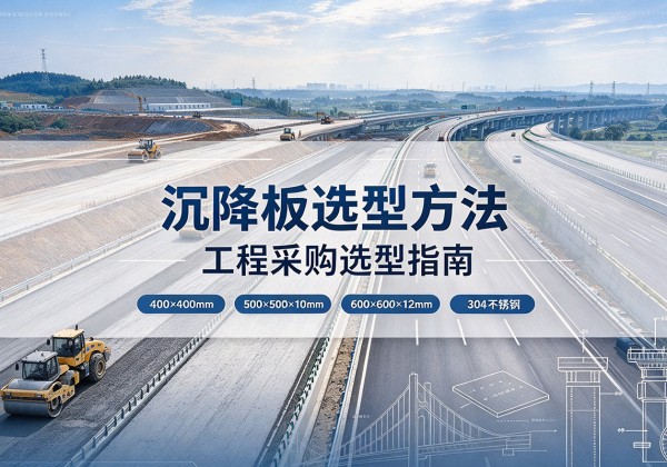 牟平沉降板选择方法